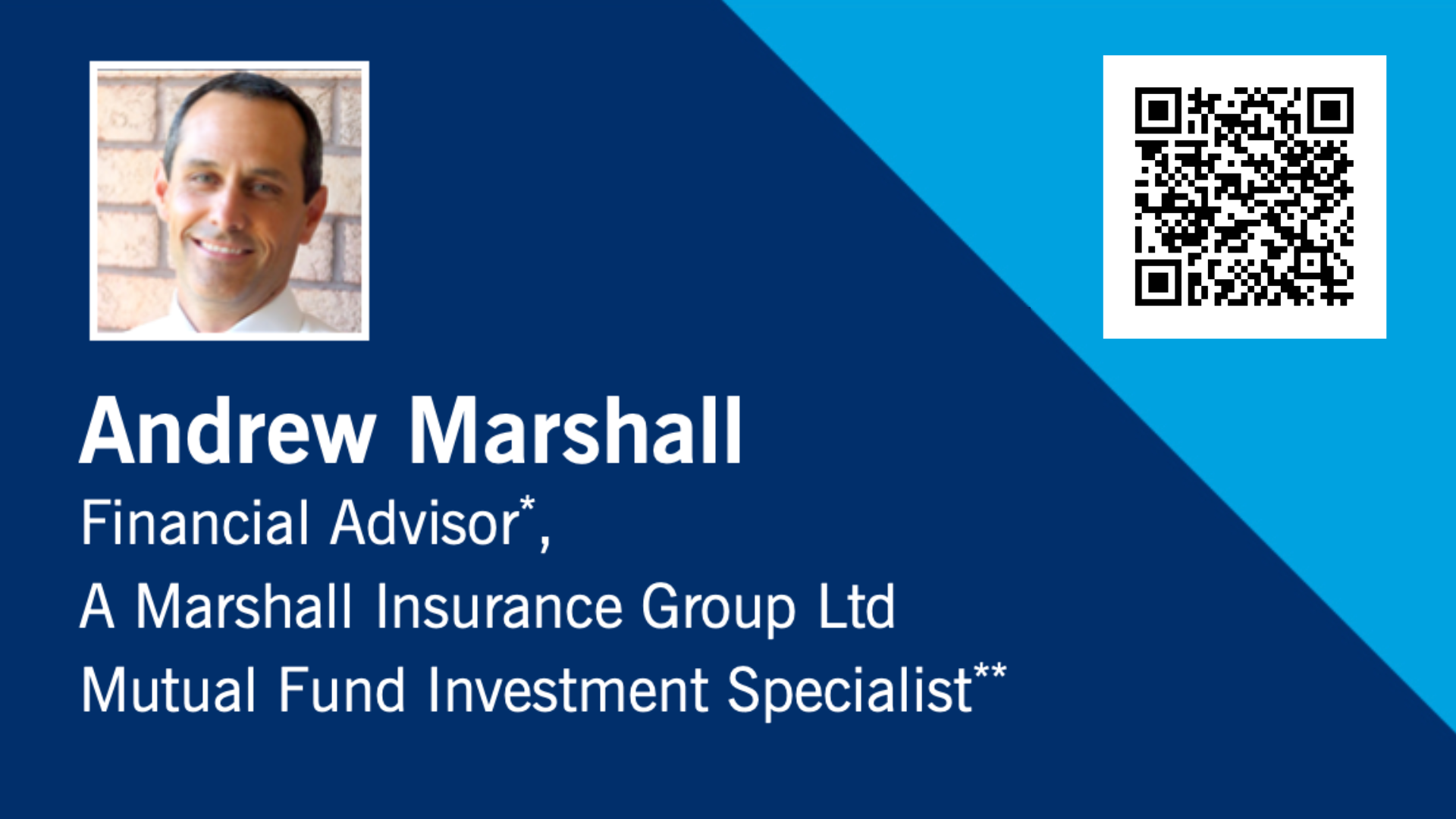 Andrew Marshall Financial Advisor